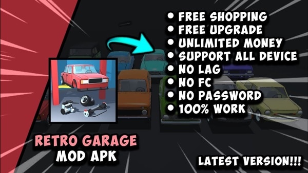 Fitur Istimewa Retro Garage Mod Apk