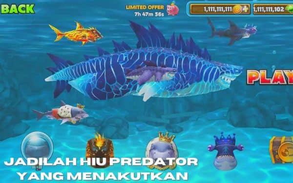 Review Singkat Mengenai Game Hungry Shark Evolution Mod Apk
