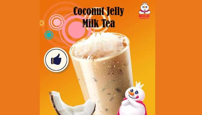 1. Menu Milk Tea Coconut Jelly Milk Tea
