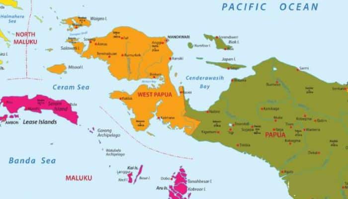6. Peta Provinsi pada Pulau Maluku dan Papua