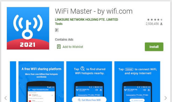 7. Aplikasi Wifi Master