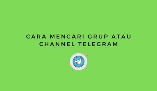Cara Mencari Grup Dan Channel Di Telegram
