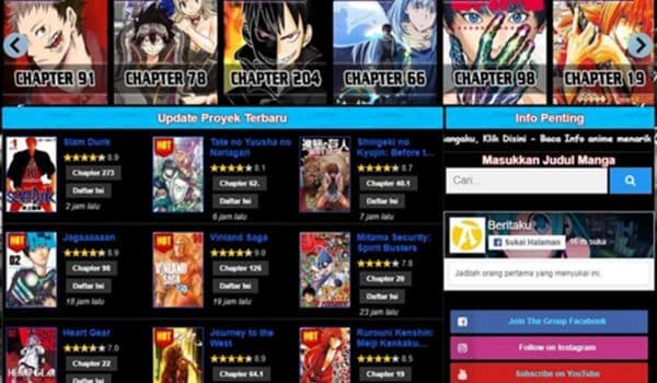 Fitur_Fitur Yang Ada Di Dalam Aplikasi Mangaku Apk Mod