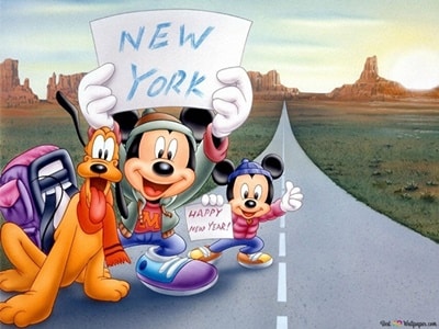Foto Profil WhatsApp Mickey & Minnie Mouse