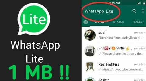 Perbandingan Antara Versi Original Dengan WhatsApp Lite (MOD)