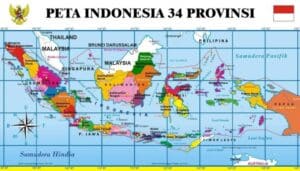 Peta 34 Provinsi Di Indonesia Beserta Ibukota Masing-Masing