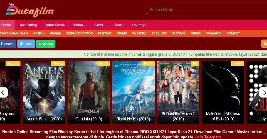 Cara-Menonton-Dan-Download-Film-Di-Dalam-Dutafilm-Mod-Apk-Android-TV