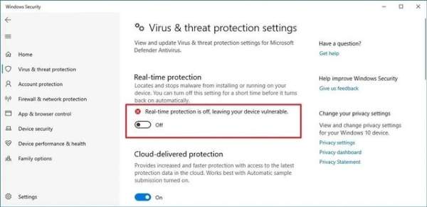 Jendela-Windows-Security-akan-muncul-setelah-beberapa-detik.-Selanjutnya-tinggal-alihkan-real-time-protection-menjadi-nonaktif-untuk-sementara-waktu.
