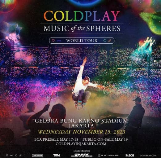 Coldplay konser di Jakarta