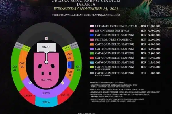 Harga-Tiket-Coldplay-Jakarta-November-2023