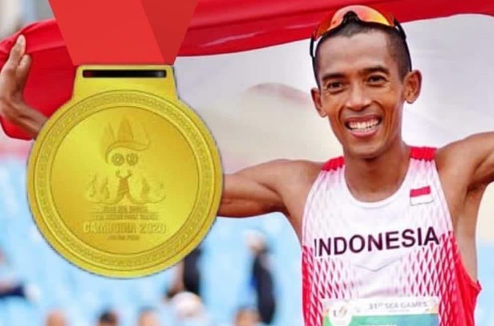 atlet lari indonesia raih emas