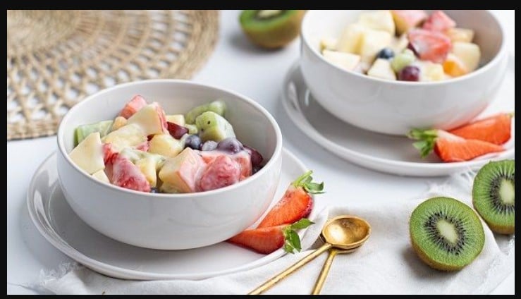 resep salad buah creamy